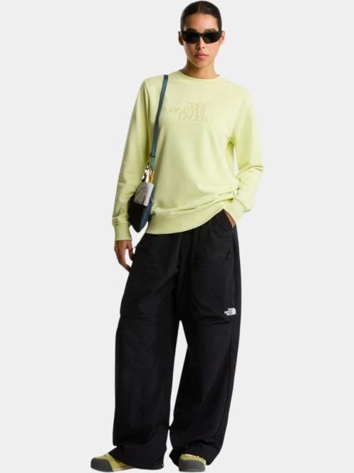 The North Face W Drew Peak Light Regular Crew női pulóver világoszöld színben 5