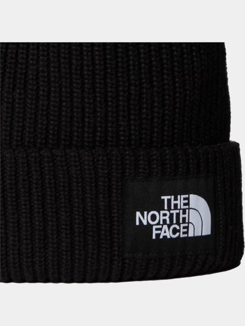 The North Face Salty Lined Beanie kötött sapka fekete színben 4
