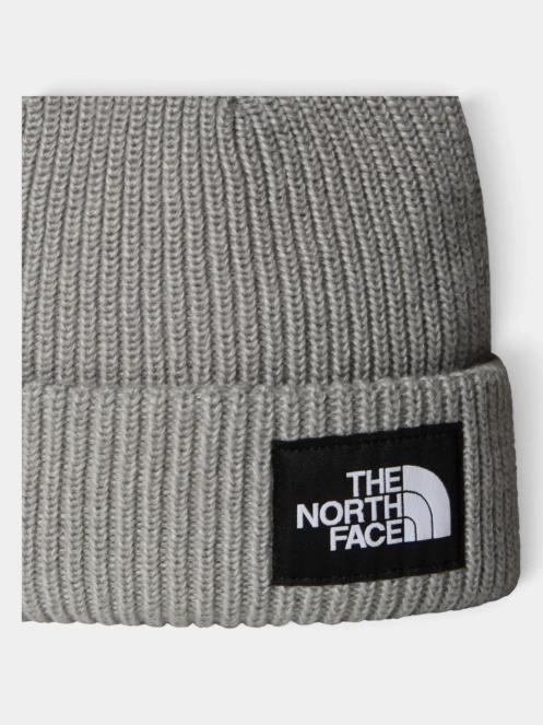 The North Face Salty Lined Beanie kötött sapka szürke színben 4