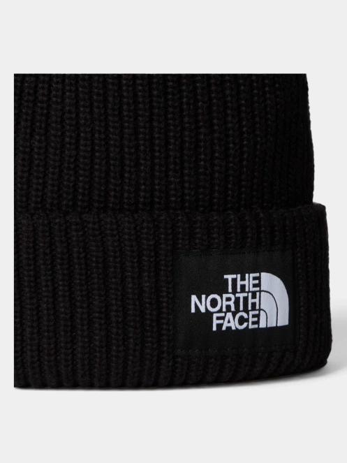 The North Face Salty Lined Beanie kötött sapka fekete színben 4