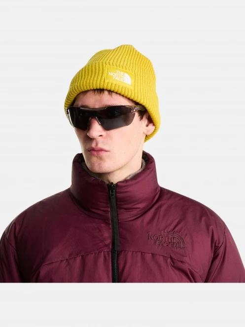 The North Face Salty Lined Beanie kötött sapka sárga színben 4