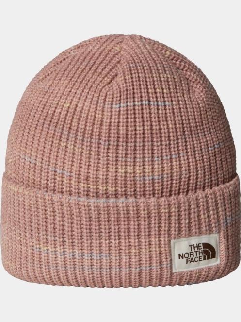 The North Face Salty Bae Lined Beanie kötött sapka rózsaszín színben 2