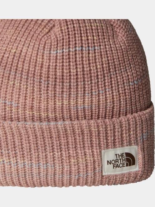 The North Face Salty Bae Lined Beanie kötött sapka rózsaszín színben 3