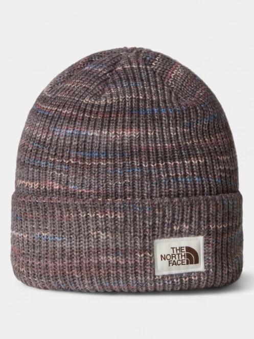 The North Face Salty Bae Lined Beanie kötött sapka barna színben 2