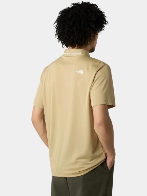 The North Face M New Tanken Polo férfi galléros póló barna színben 3