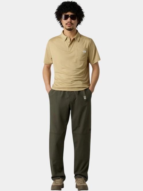 The North Face M New Tanken Polo férfi galléros póló barna színben 4