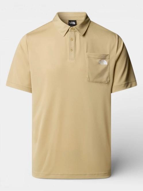 The North Face M New Tanken Polo férfi galléros póló barna színben 5