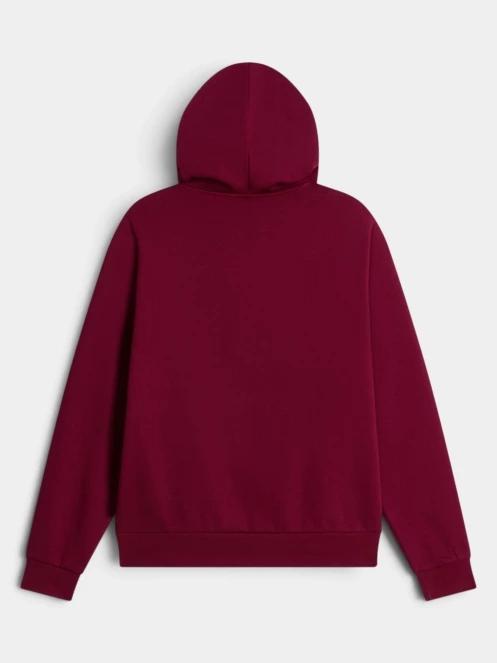 The North Face W Evolution Simple Dome Regular Hoodie női kapucnis pulóver bordó színben 3