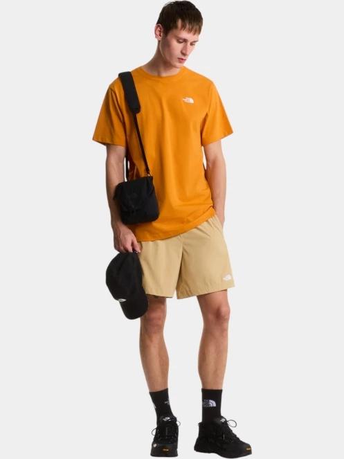The North Face M Evolution Simple Dome Regular Short Sl férfi rövid ujjú póló narancssárga színben 4