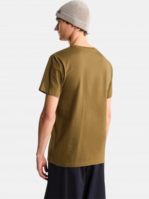 The North Face M Evolution Simple Dome Regular Short Sl férfi rövid ujjú póló oliva színben 3