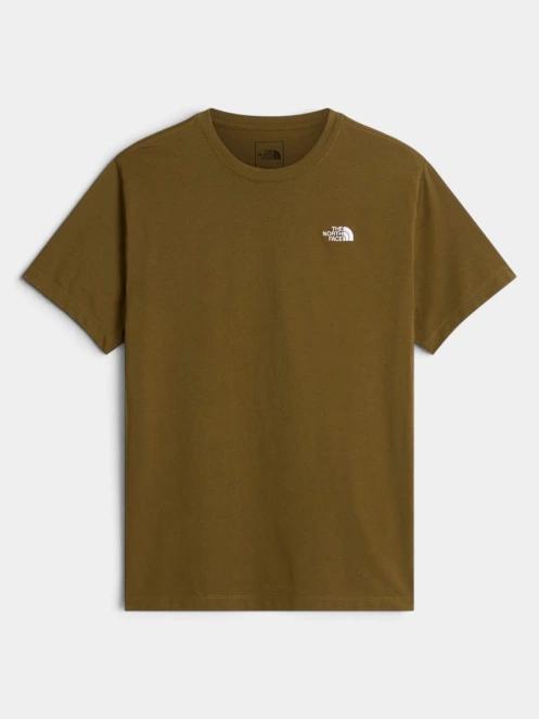 The North Face M Evolution Simple Dome Regular Short Sl férfi rövid ujjú póló oliva színben 5