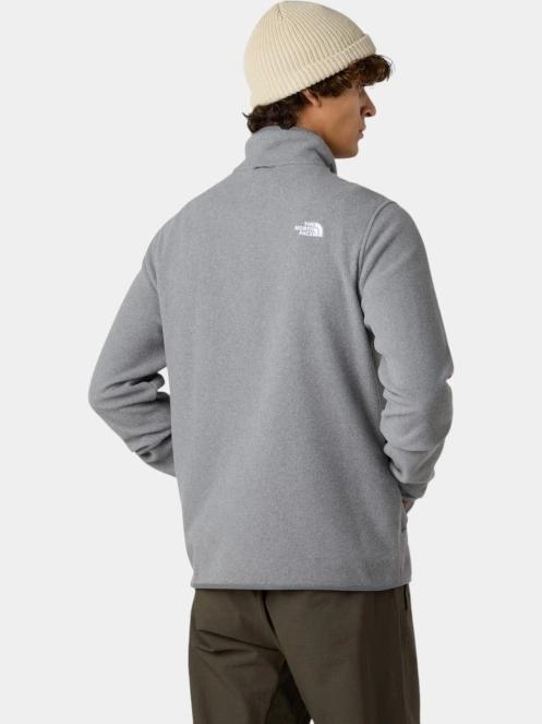 The North Face M Glacier Fleece Jacket férfi polár pulóver szürke színben 4