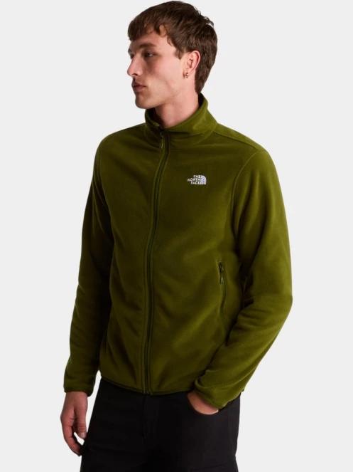 The North Face M Glacier Fleece Jacket férfi polár pulóver oliva színben 2