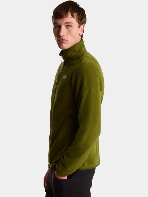 The North Face M Glacier Fleece Jacket férfi polár pulóver oliva színben 3