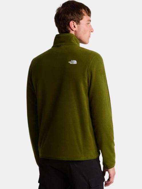 The North Face M Glacier Fleece Jacket férfi polár pulóver oliva színben 4