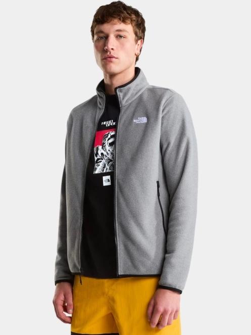 The North Face M Glacier Fleece Jacket férfi polár pulóver szürke színben 4