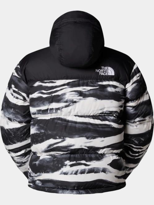 The North Face M 1996 Retro Nuptse Jacket -Print férfi pehelykabát fekete színben 3