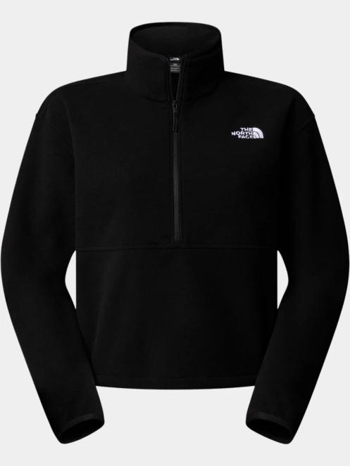 The North Face W Glacier Fleece 1/2 Zip Short Jacket női polár pulóver fekete színben 5