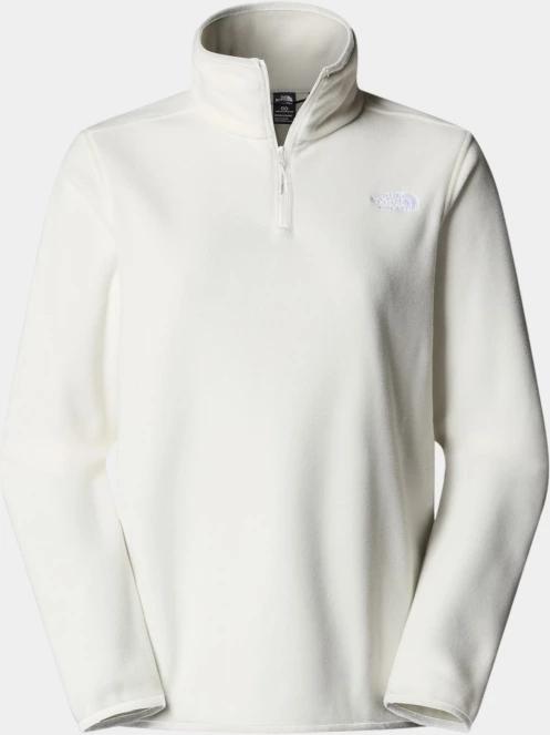 The North Face W Glacier Fleece 1/4 Zip Jacket női polár pulóver fehér színben 5