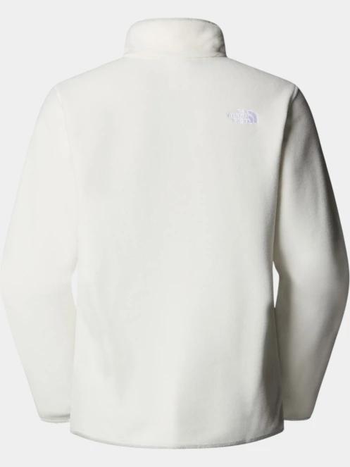 The North Face W Glacier Fleece 1/4 Zip Jacket női polár pulóver fehér színben 6