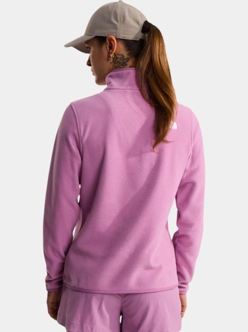 The North Face W Glacier Fleece 1/4 Zip Jacket női polár pulóver magenta színben 4