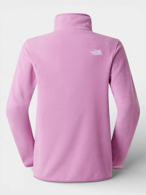 The North Face W Glacier Fleece 1/4 Zip Jacket női polár pulóver magenta színben 7