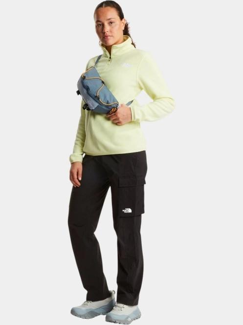 The North Face W Glacier Fleece 1/4 Zip Jacket női polár pulóver sárga színben 5