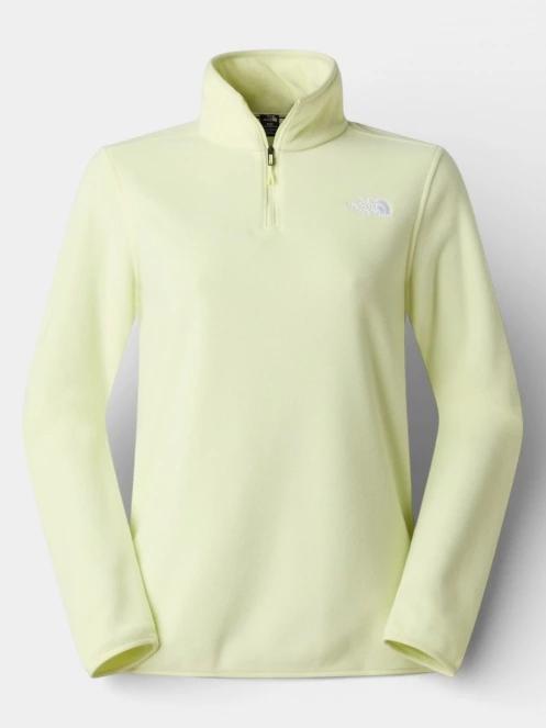 The North Face W Glacier Fleece 1/4 Zip Jacket női polár pulóver sárga színben 6