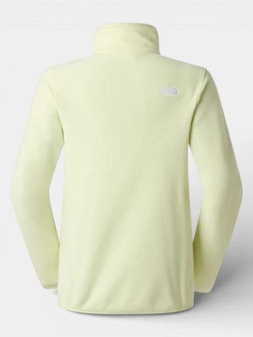 The North Face W Glacier Fleece 1/4 Zip Jacket női polár pulóver sárga színben 7