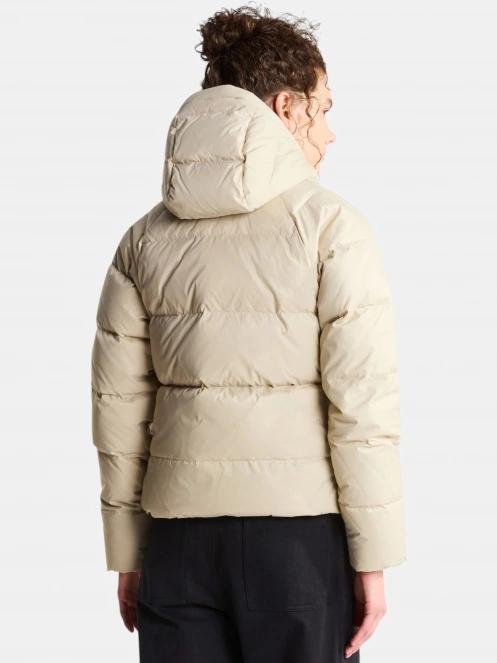 The North Face W Hydrenalite City Down Hooded Jacket női pehelykabát homok színben 4