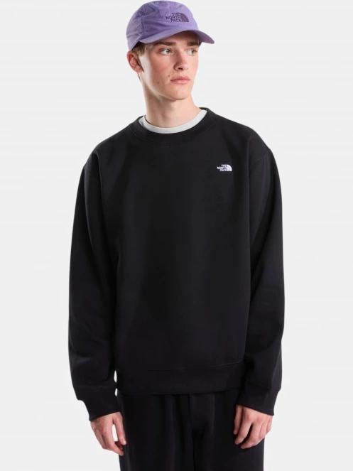 The North Face M Tnf Essential Simple Dome Relaxed Crew férfi pulóver fekete színben 2