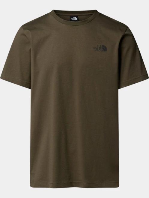 The North Face M Box Nse Edge Of Light Infill S/S Tee férfi rövid ujjú póló zöld színben 5