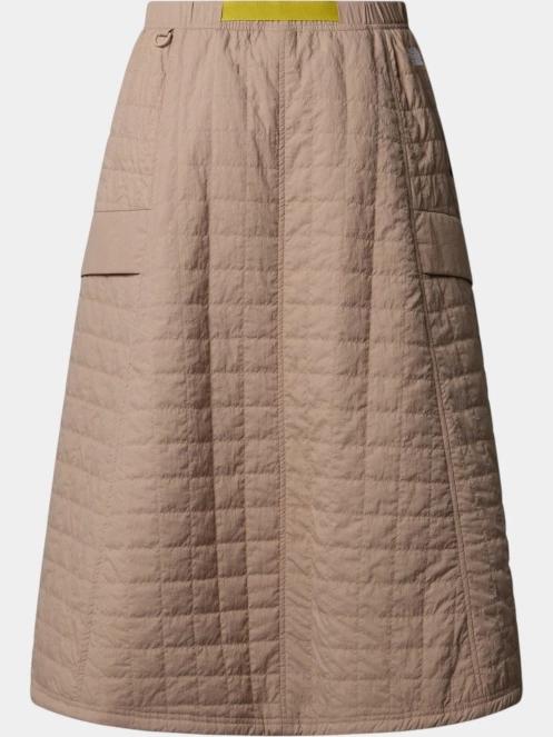 The North Face W Quilted Volume Skirt - Ap női midi szoknya barna színben 6
