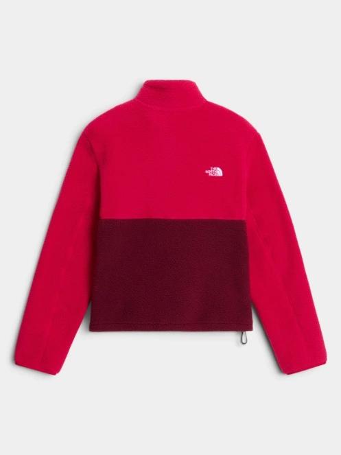 The North Face W Yumiori 1/4 Zip női polár pulóver bordó színben 6