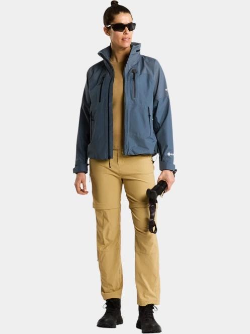 The North Face W Exploration Reg Straight Convertible P női túranadrág barna színben 4