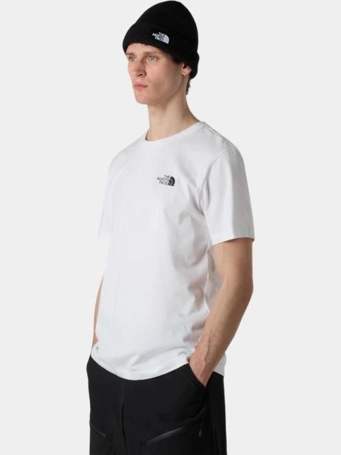 The North Face M Vertical Logo Ss Tee férfi rövid ujjú póló fehér színben 2