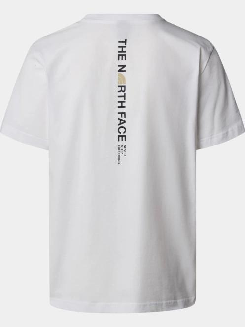 The North Face M Vertical Logo Ss Tee férfi rövid ujjú póló fehér színben 6