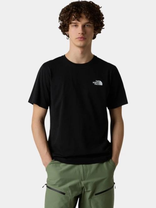 The North Face M Vertical Logo Ss Tee férfi rövid ujjú póló fekete színben 2