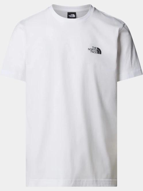 The North Face M Mountain Sketch Ss Tee férfi rövid ujjú póló fehér színben 2