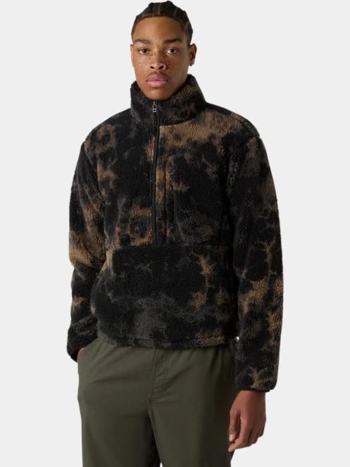 The North Face M Extreme Pile 2 Pullover -Print férfi polár pulóver barna színben 2