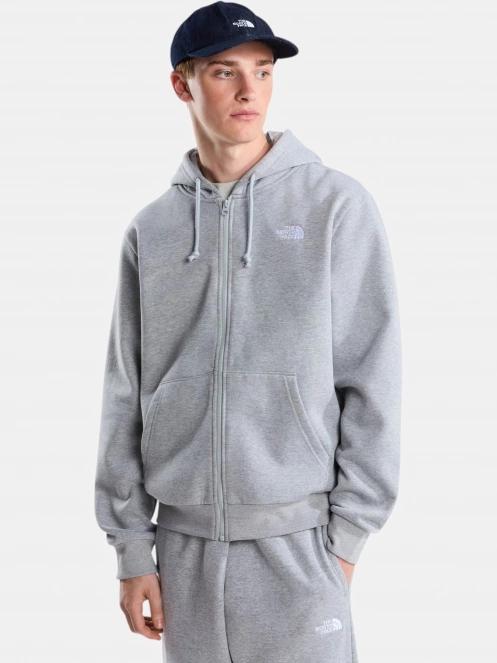 The North Face M Evolution Simple Dome Regular Full Zip férfi kapucnis pulóver szürke színben 2