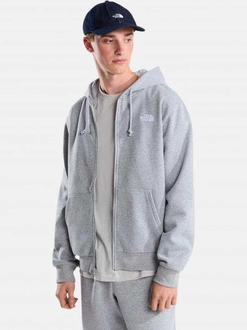 The North Face M Evolution Simple Dome Regular Full Zip férfi kapucnis pulóver szürke színben 3