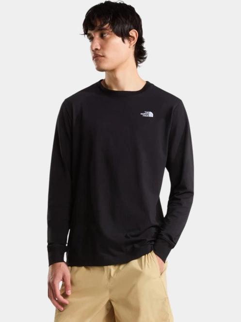 The North Face M Evolution Simple Dome Regular Long Sle férfi hosszú ujjú póló fekete színben 2