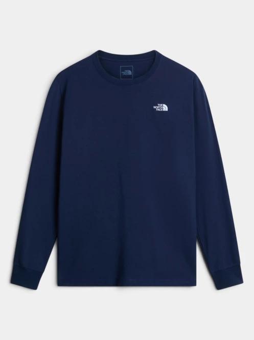 The North Face M Evolution Simple Dome Regular Long Sle férfi hosszú ujjú póló sötétkék színben 5