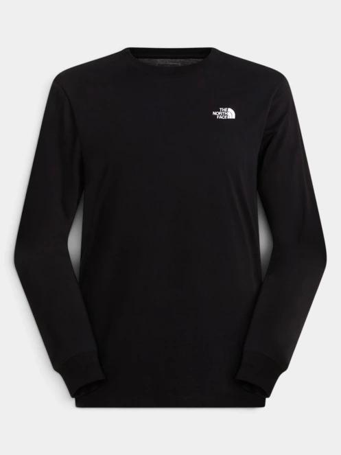 The North Face M Evolution Simple Dome Regular Long Sle férfi hosszú ujjú póló fekete színben 2