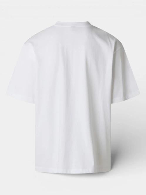 The North Face M Tnf Essential Simple Dome Os Ss Tee férfi rövid ujjú póló fehér színben 6