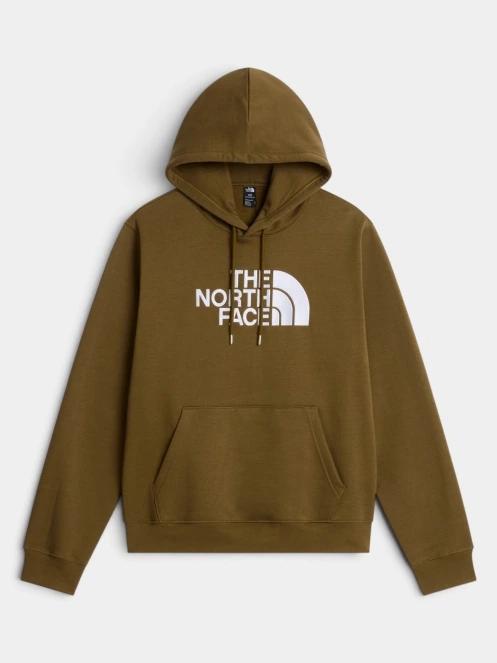The North Face M Tnf Essential Drew Peak Regular Hoodie férfi kapucnis pulóver oliva színben 5