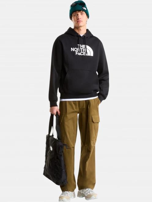 The North Face M Tnf Essential Drew Peak Regular Hoodie férfi kapucnis pulóver fekete színben 4