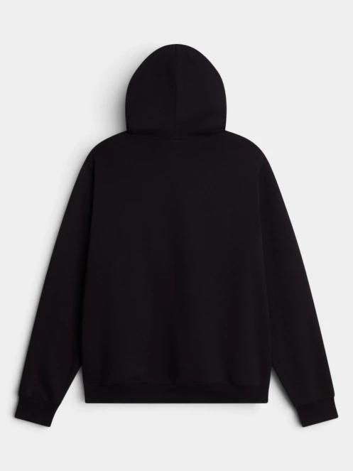 The North Face M Tnf Essential Drew Peak Regular Hoodie férfi kapucnis pulóver fekete színben 6