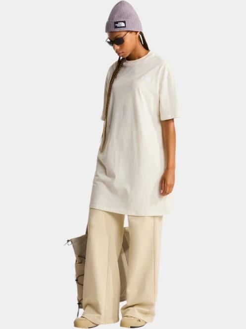 The North Face W Evolution Simple Dome T-Shirt Dress női pólóruha fehér színben 4